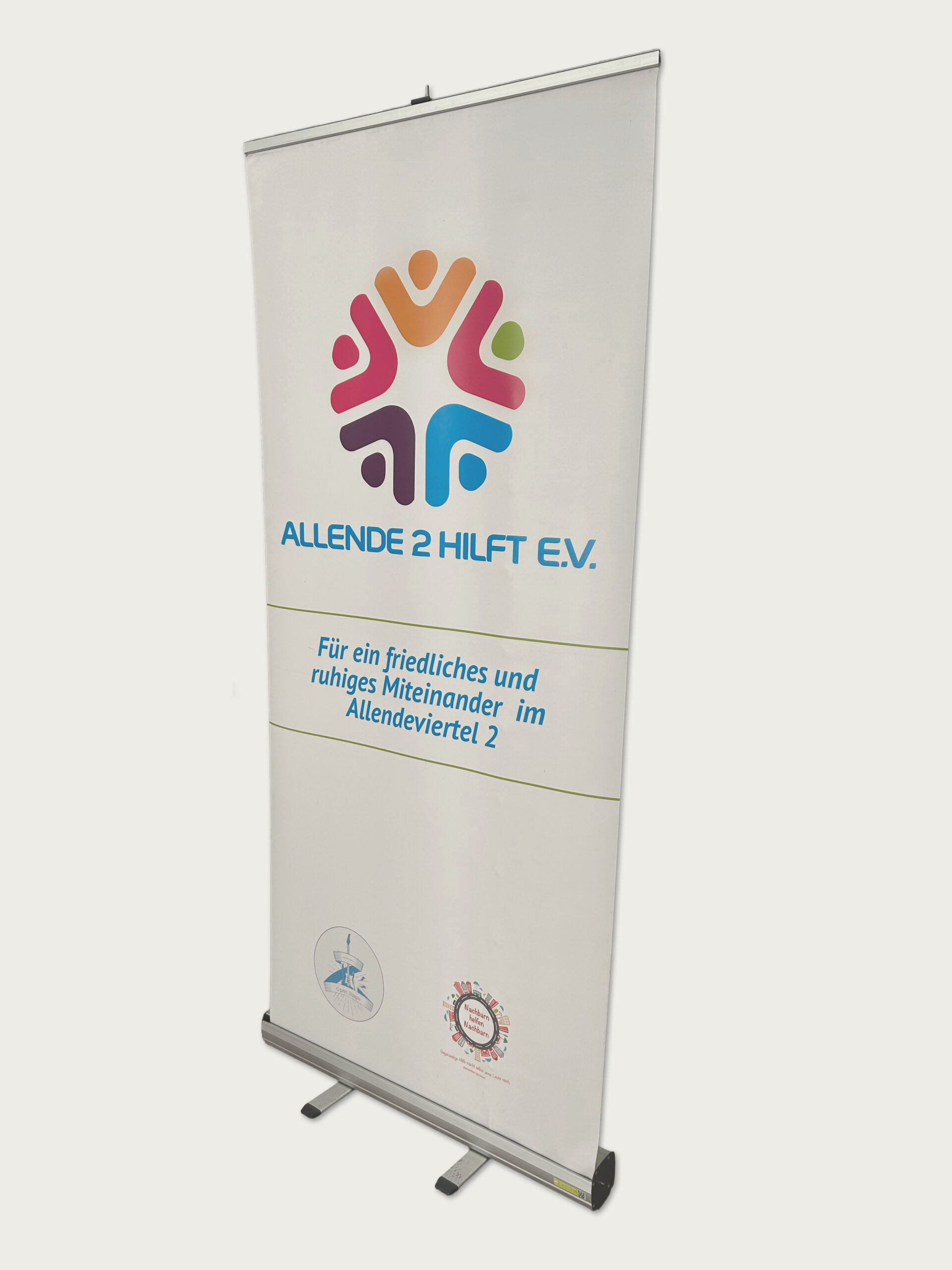 Rollup vom Verein „Allende 2 hilft“